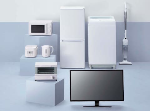 ニトリ、テレビや冷蔵庫など新生活家電8製品が約9万円で揃う「シンプル