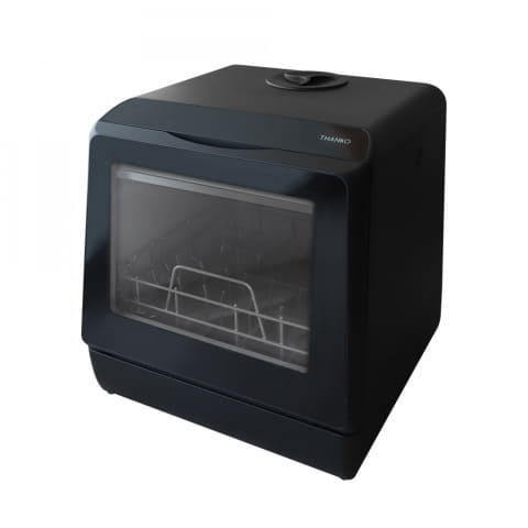 サンコー、工事不要でどこでも置けるタンク式食洗機。新色ブラック