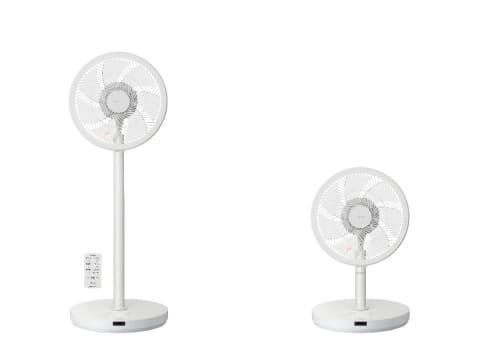 三菱、ボタンとハンドルが抗菌仕様のDCサーキュレーション扇風機