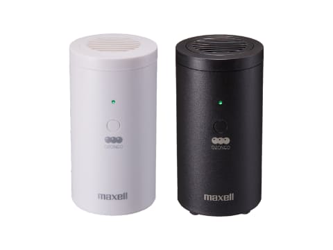 マクセル、寝室やワンルーム向けのコンパクトなオゾン除菌消臭器