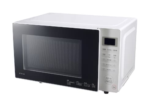 低出力で上手に解凍、シロカの電子レンジに新色ホワイト - 家電 Watch