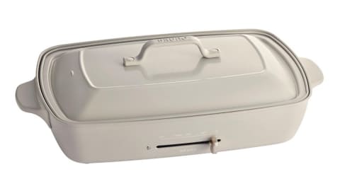 ブルーノ、柔らかな限定色アッシュグレイズのホットプレートや電気調理