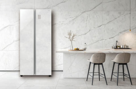 アクア、海外キッチンみたいなパノラマオープン冷蔵庫 - 家電 Watch