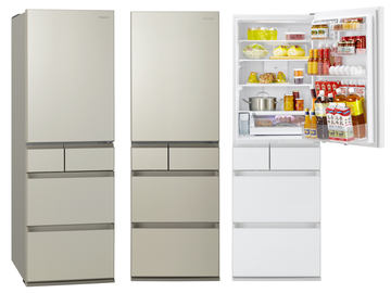 無印良品、シンプルな佇まいで355Lの4ドア冷蔵庫 - 家電 Watch