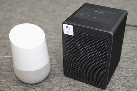 Google Homeよりも本格オーディオ機器っぽい、オンキヨーのスマート