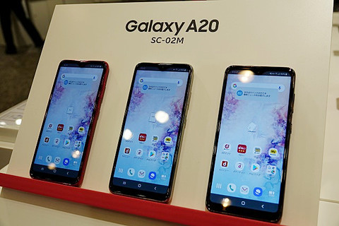 ドコモの「Galaxy A20 SC-02M」、5.8インチディスプレイのミドルレンジ