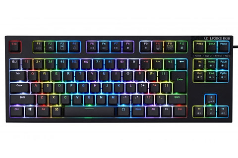 東プレ、テンキーレス版のゲーミングキーボード「REALFORCE RGB TKL