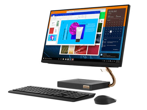 Windowsデスクトップ Lenovo C470 PC Intel Celeron レノボ、奥行き50