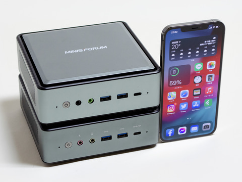 西川和久の不定期コラム】コンパクトな筐体に第11世代Core i5と2.5GbE