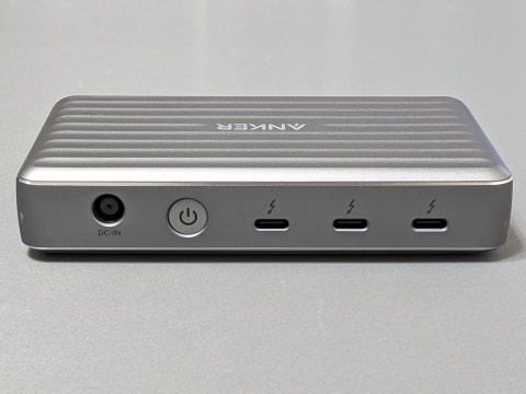 やじうまミニレビュー】Ankerの小型Thunderbolt 4ドックを試す。高速