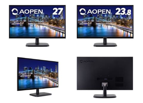 AOPEN、100Hz対応のVAパネル採用フルHDモニター2機種 - PC Watch