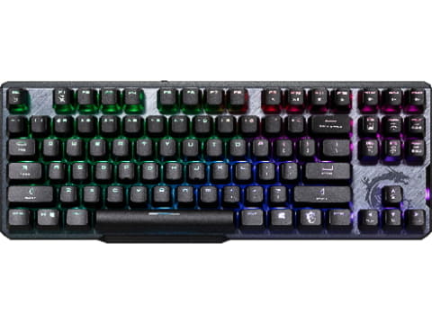 MSI、軽快打鍵が可能な赤軸スイッチを採用したゲーミングキーボード