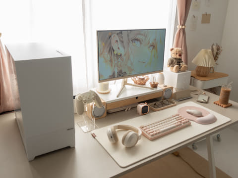 Pixio、ベージュカラーの200Hz対応ゲーミングモニター - PC Watch