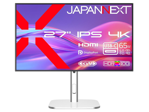 JAPANNEXT、多機能スタンド/KVM機能付きの27型4Kモニター - PC Watch