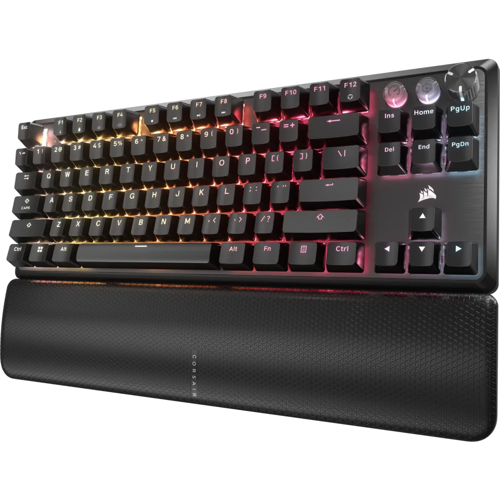 ラピッドトリガー付き K70 PRO TKL 高性能ホール効果プログラム可能