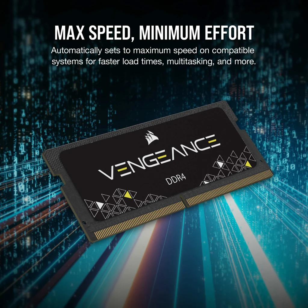 VENGEANCE® Series 32GB (2 x 16GB) DDR4 SODIMM 3200MHz CL22 Memory Kit