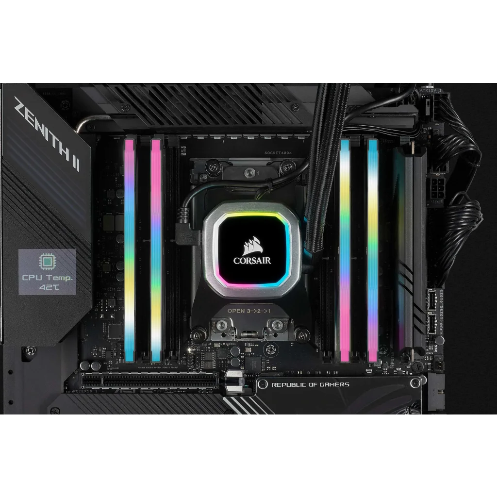 VENGEANCE RGB PRO SL 64GB (4 x 16GB) DDR4 DRAM 3600MHz C18 Memory