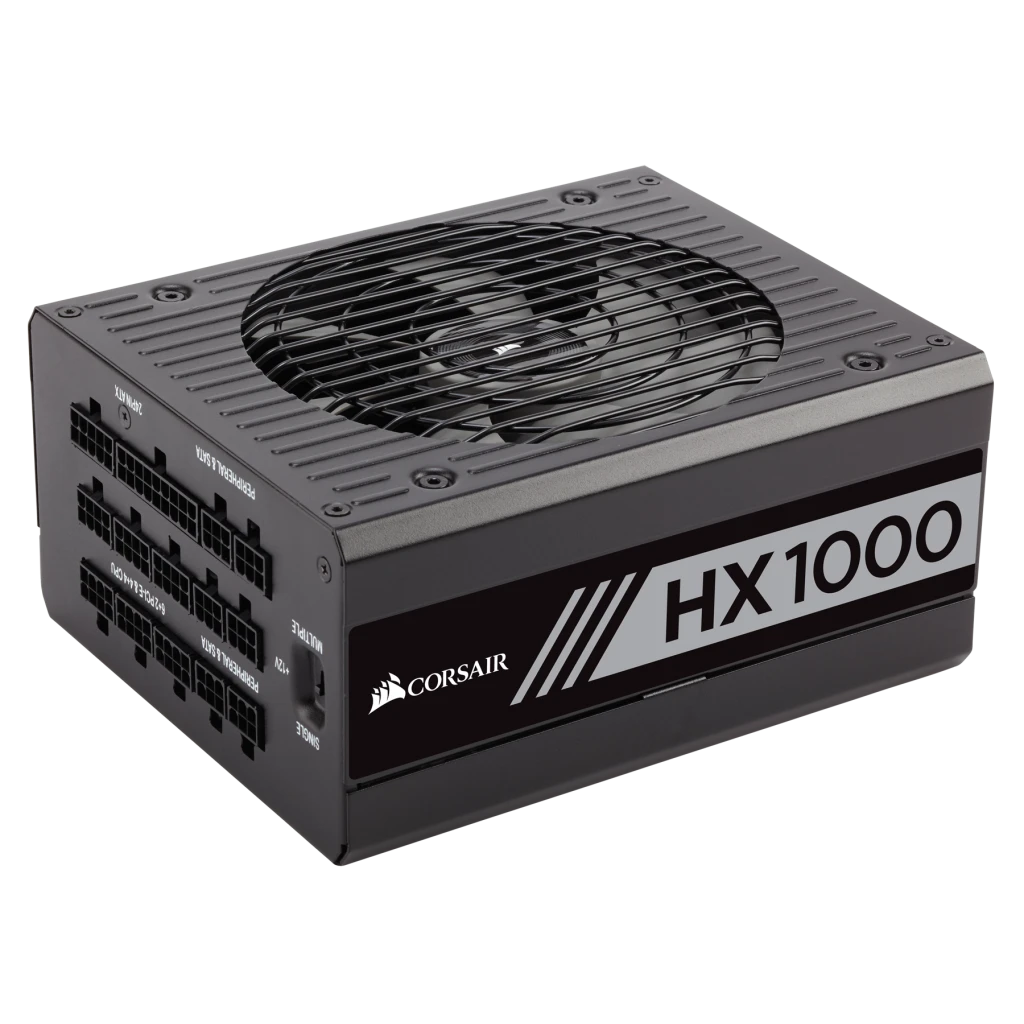 HX Series™ HX1000 — 1000 Watt 80 PLUS® PLATINUM Certified Fully
