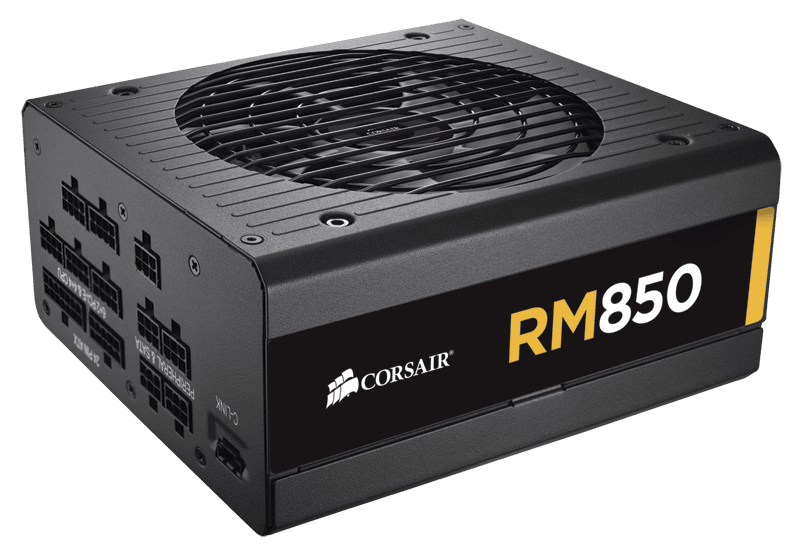 RM Series™ RM850 — 850 Watt 80 PLUS® Gold Certified Fully Modular PSU
