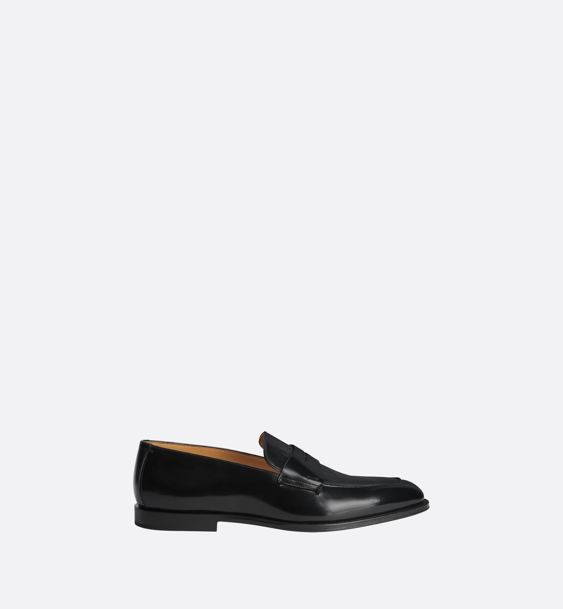 Dior Timeless Loafer Black Polished Calfskin with Dior Oblique
