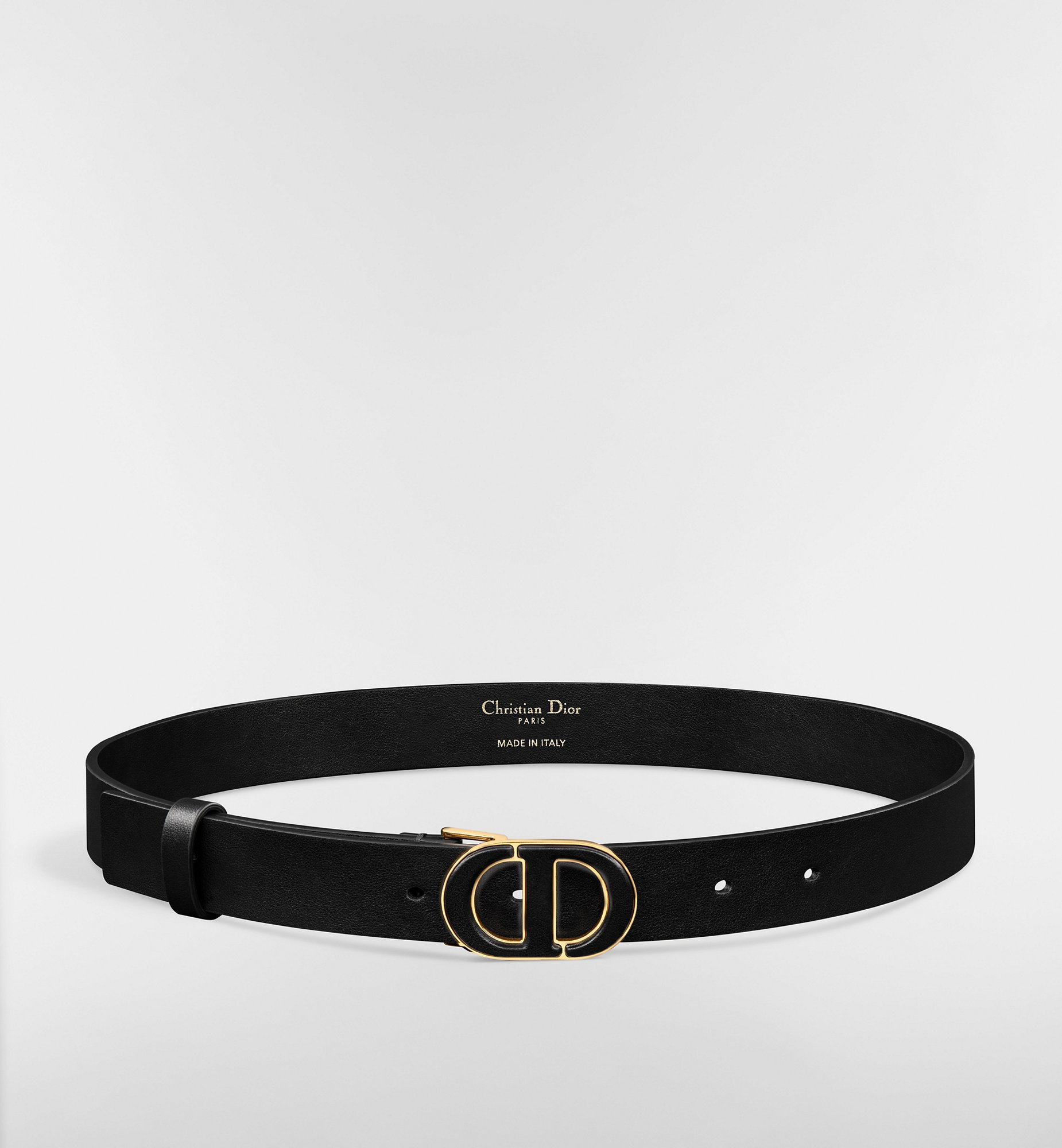 30 Montaigne Belt Brown Smooth Calfskin, 25 MM | DIOR