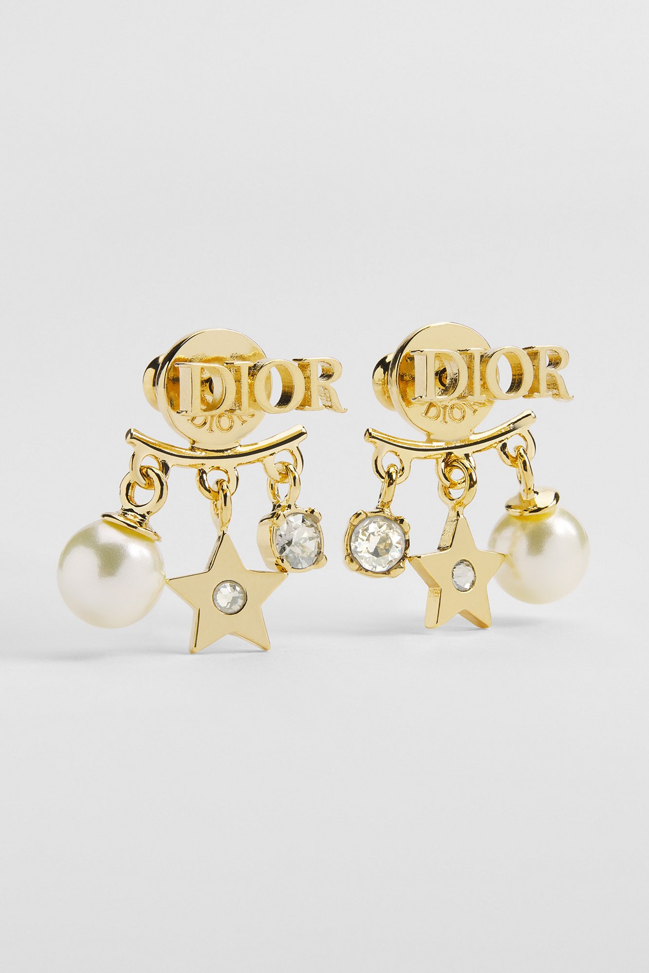 DIOR | Dio(r)evolution ピアス メタル・レジンパール・クリスタル