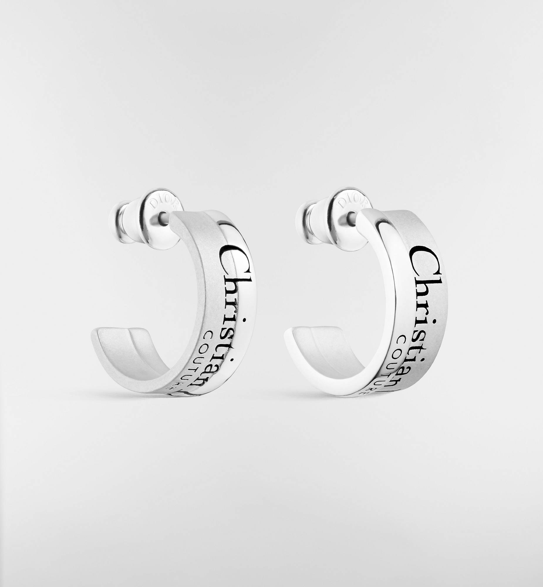 DIOR | Christian Dior Couture Cut ピアス シルバー & レジン