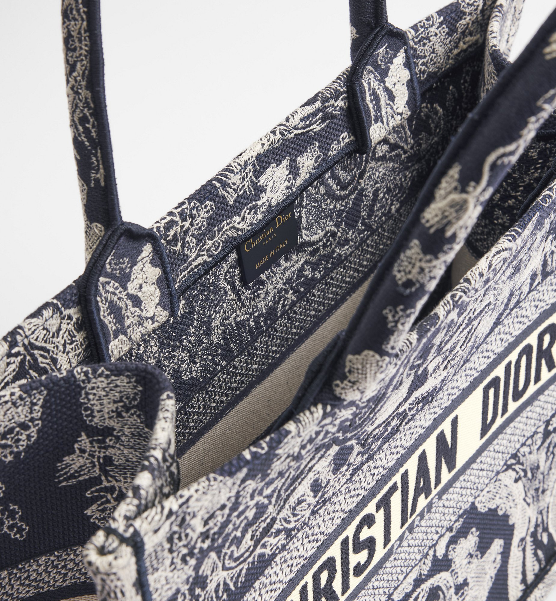 DIOR | Dior Book Tote バッグ ミディアム トワル ドゥ ジュイ