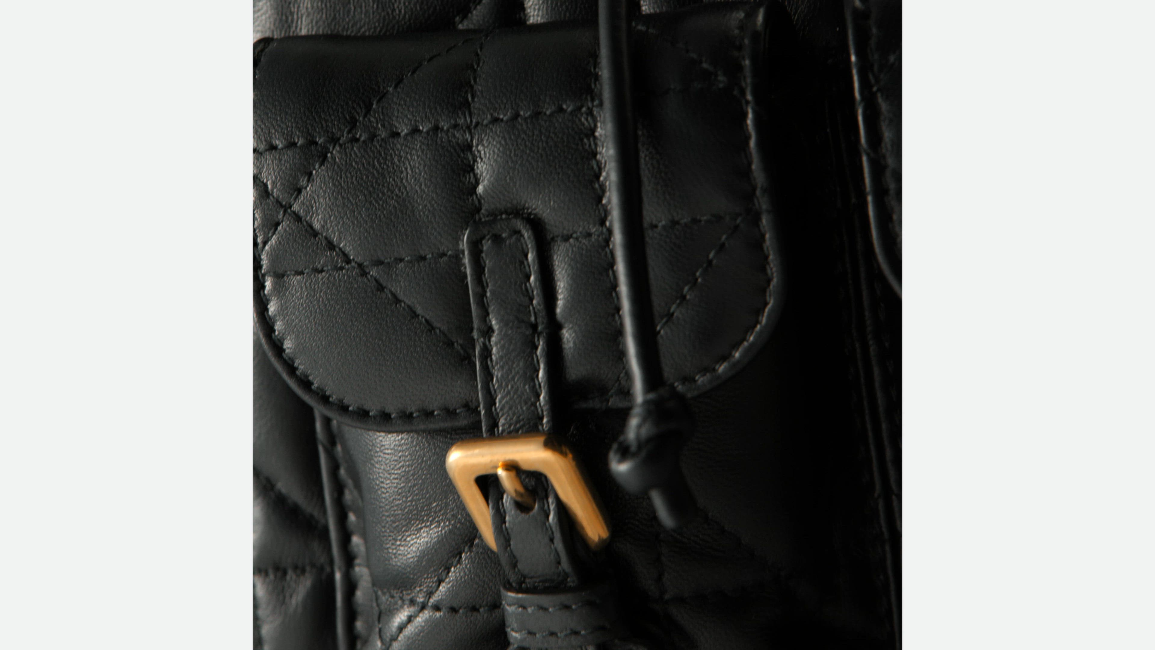 DIOR | Dior Caro バックパック ミディアム マクロカナージュ ラムスキン