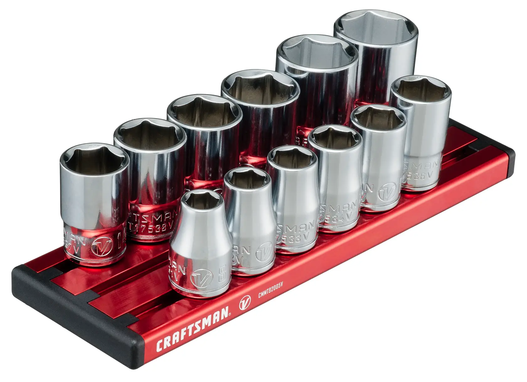 CRAFTSMAN® V-Series™ 3/8-Inch Drive 6-Point Metric Shallow Socket