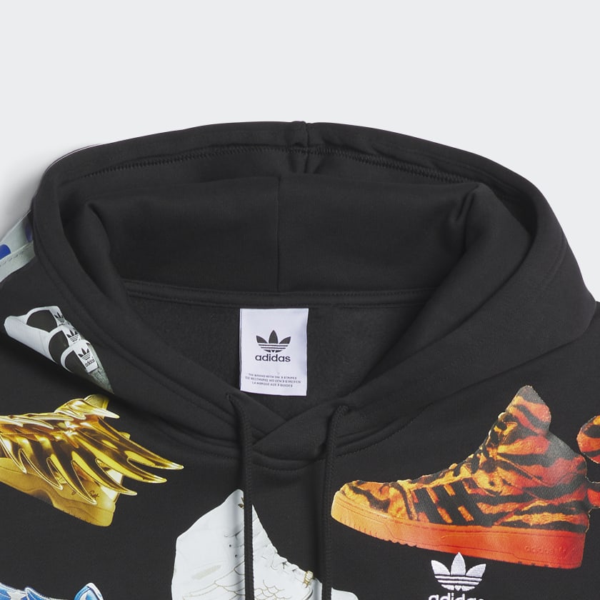 adidas Jeremy Scott Archive Hoodie - Black | Free Shipping with