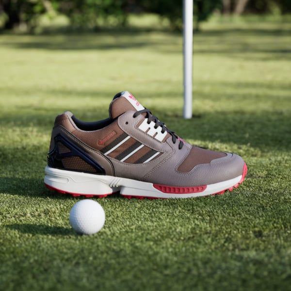 adidas ZX 8000 GORE-TEX Spikeless Golf Shoes - Brown | Free