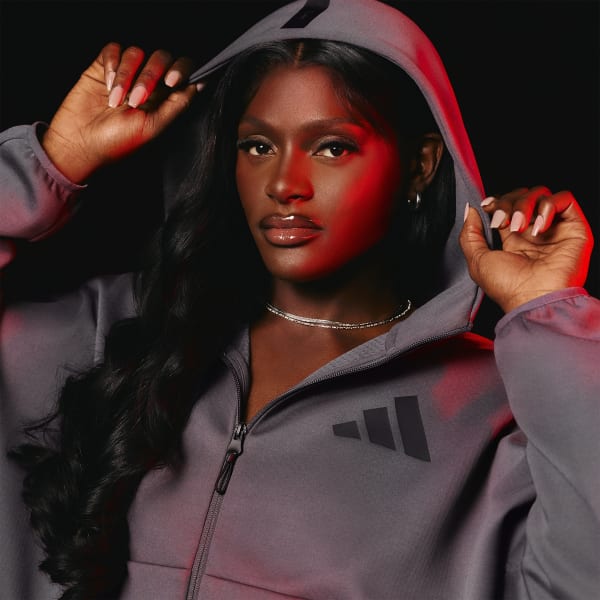 adidas Z.N.E. フルジップパーカー - グレー | アディダス ジャパン