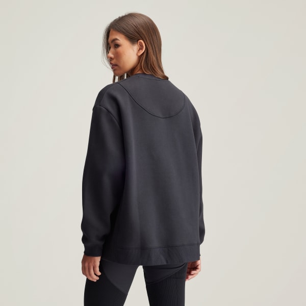 adidas by Stella McCartney Loose Sweatshirt - Black | Free
