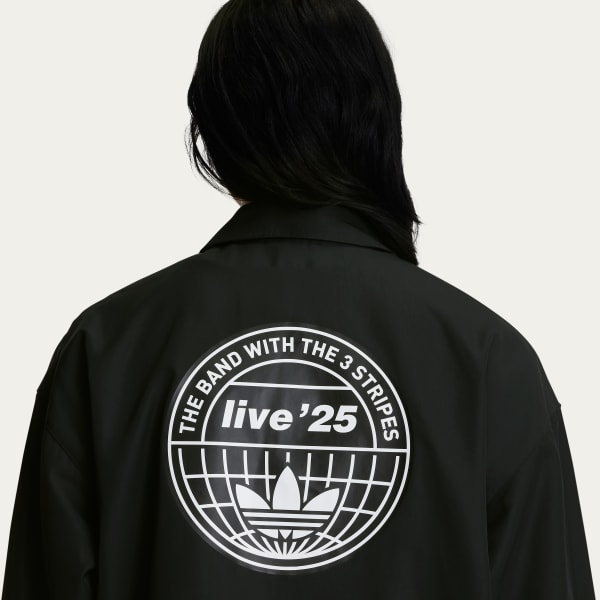 adidas TOUR COACH JACKET - Black | Free Shipping with adiClub