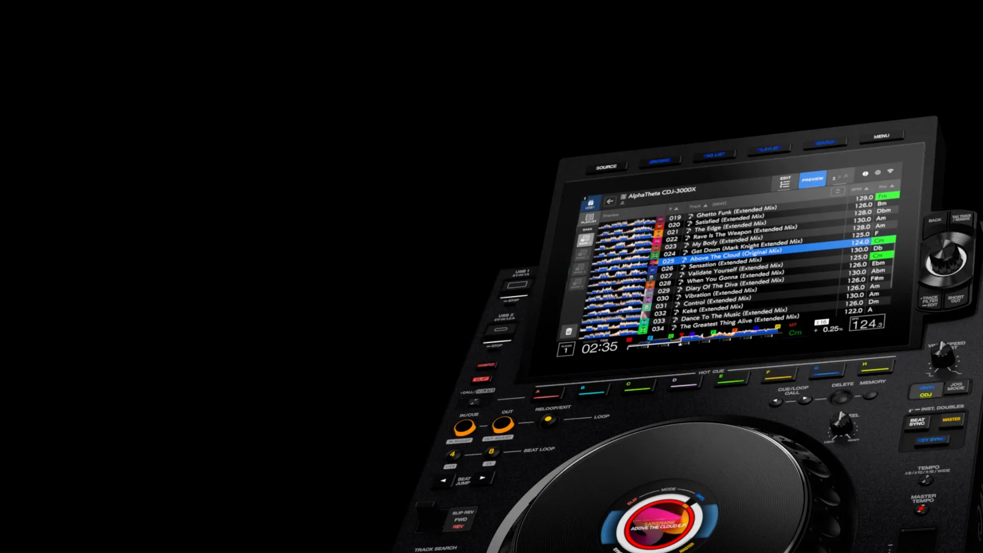 CDJ-3000X - 次世代プロフェッショナルDJプレーヤー - AlphaTheta