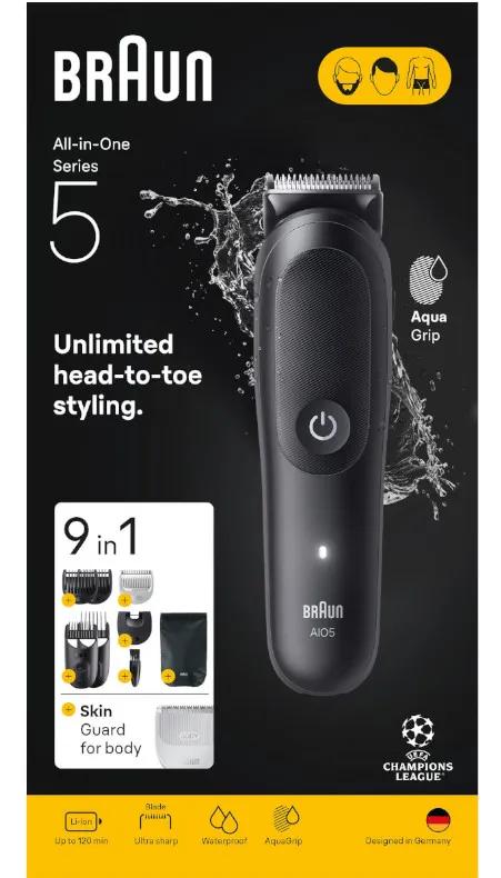 Buy Braun MGK5411 All-in-One Trimmer Series 5 9-in-1 Kit | mifarma.eu