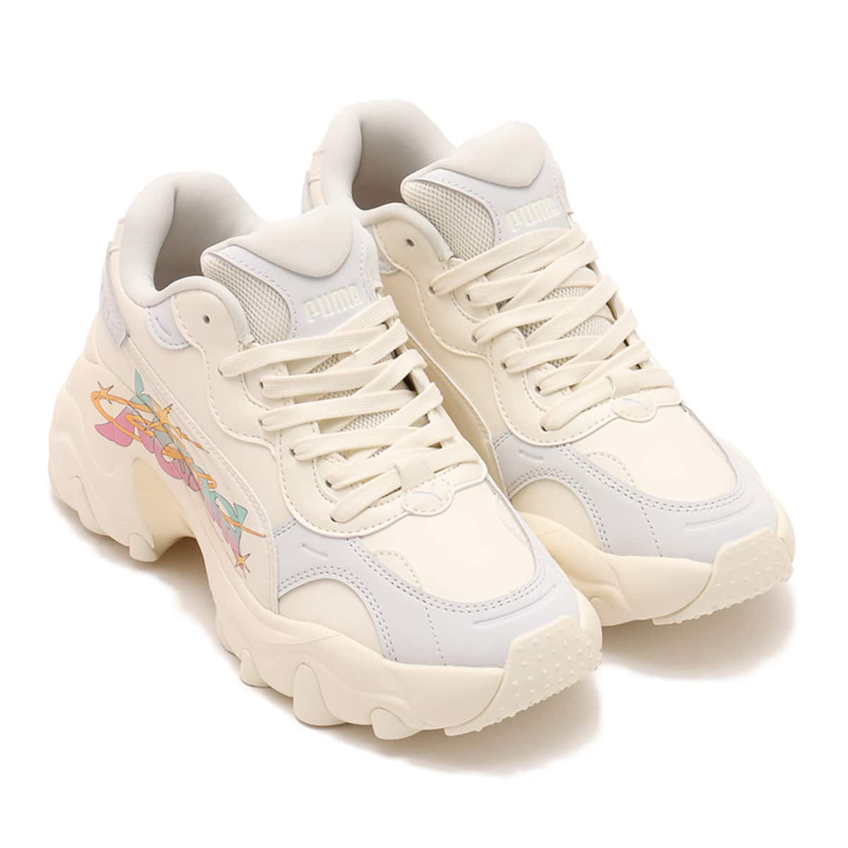 PUMA PULSAR WEDGE SPACEY ATMOS PINK FROSTED IVORY-FEATHER GRAY-C