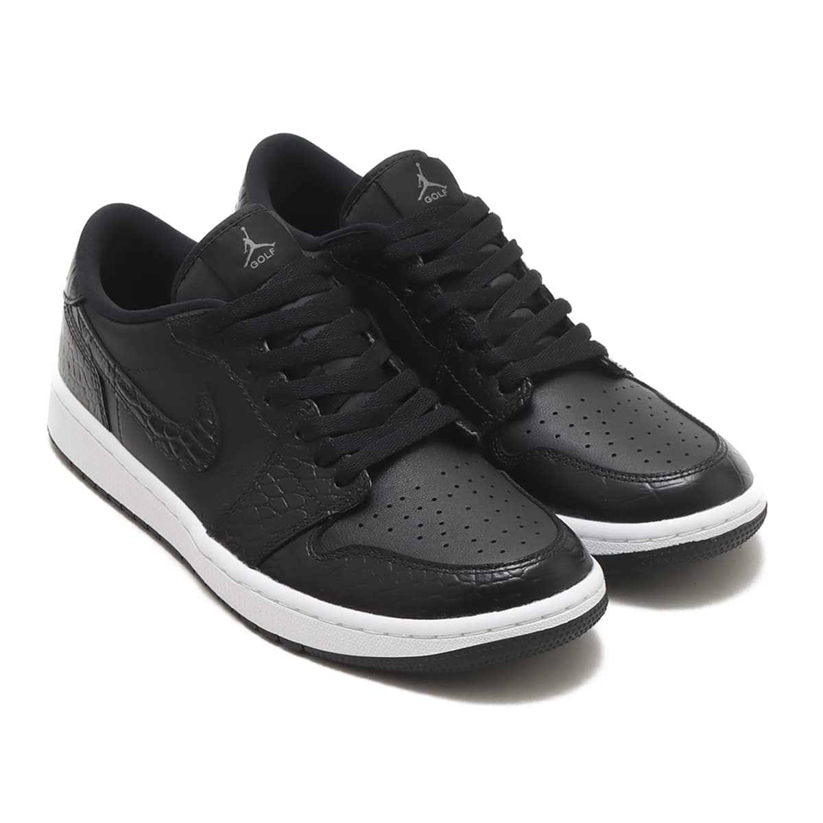 JORDAN BRAND AIR JORDAN 1 LOW G BLACK/BLACK-IRON GREY-WHITE