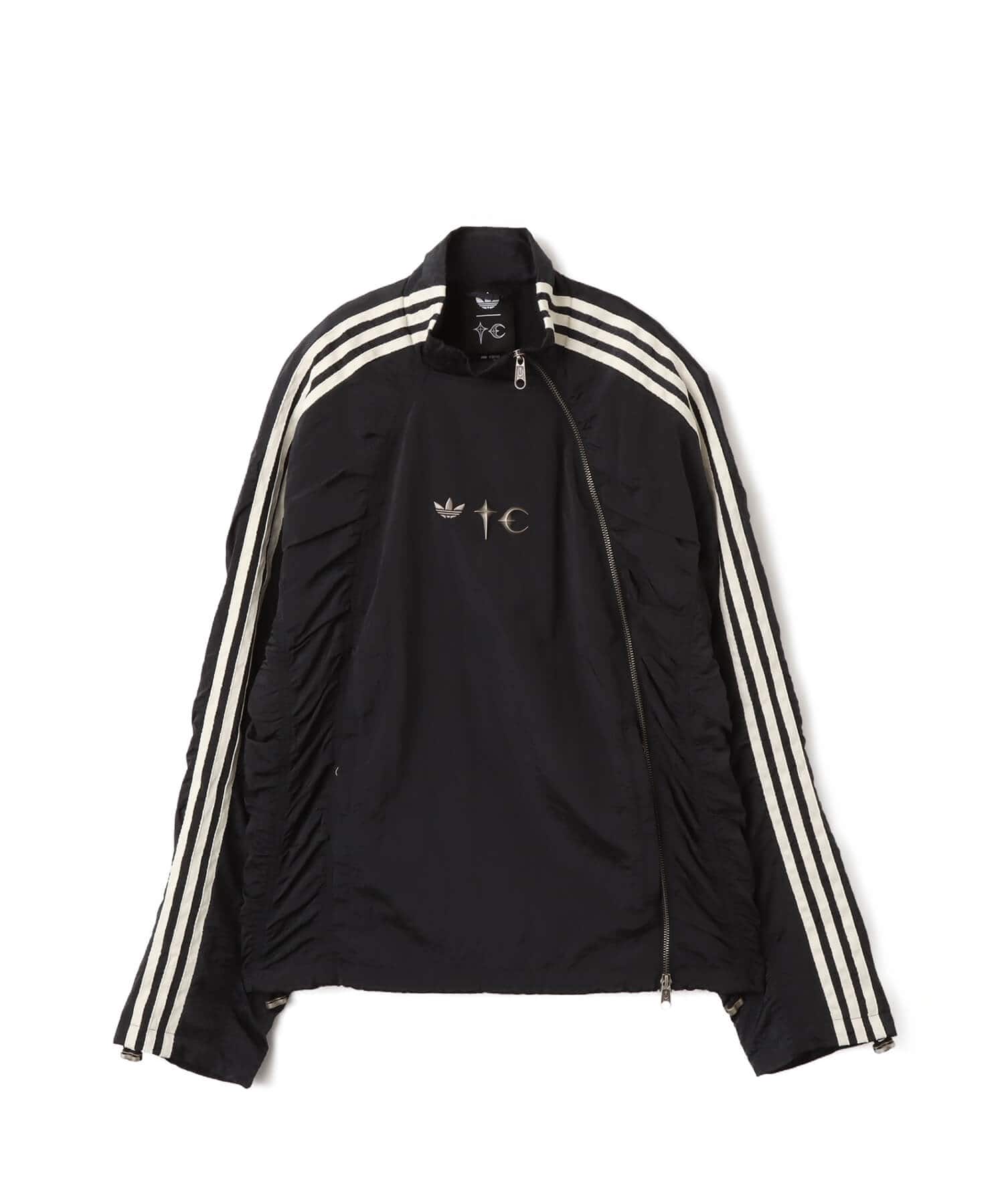 adidas THUG CLUB WOVEN TRACKTOP ブラック/シルバーメタリック