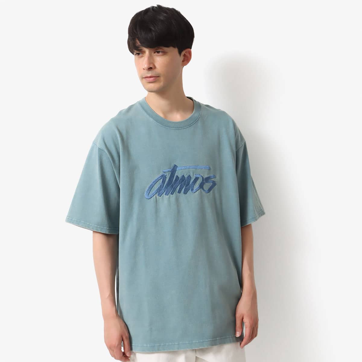 atmos Pigment Dyed T-shirts BLUE（アトモス ピッグメント ダイ