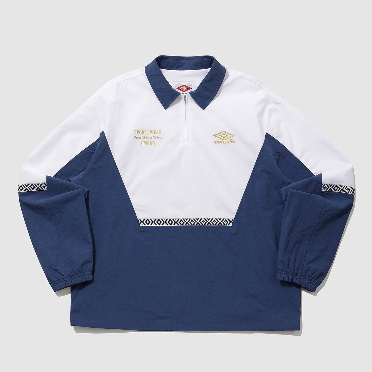UMBRO HBL OG Drill Top ブルー（アンブロ ドリル トップ-ネイビー