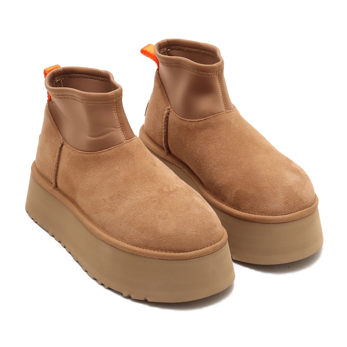 UGG W CLASSIC MINI DIPPER PUFFER AMPHORA / CHESTNUT （アグ