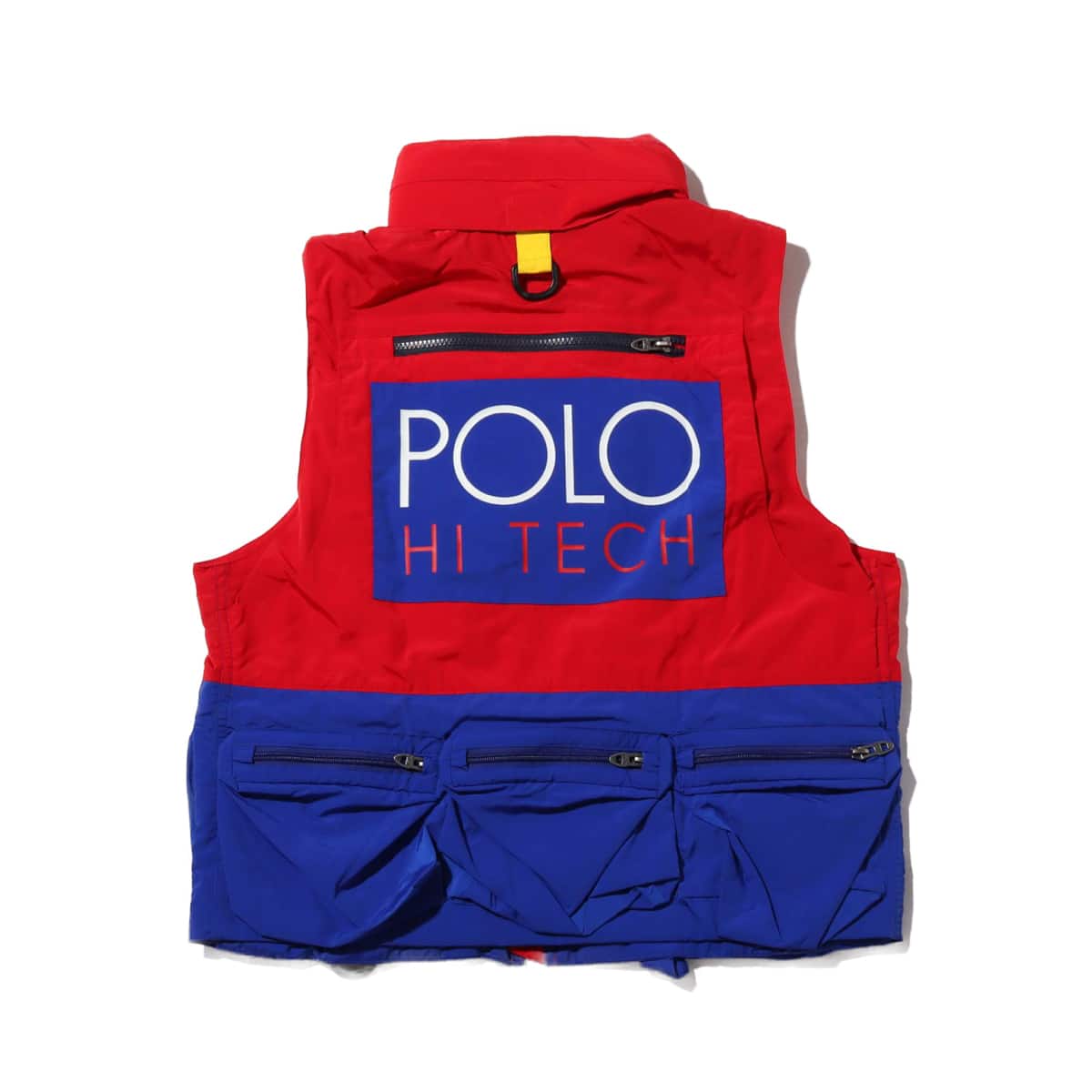 POLO RALPH LAUREN HI TECH VEST-LINED-VEST RED MULTI 18HO-I（ポロ