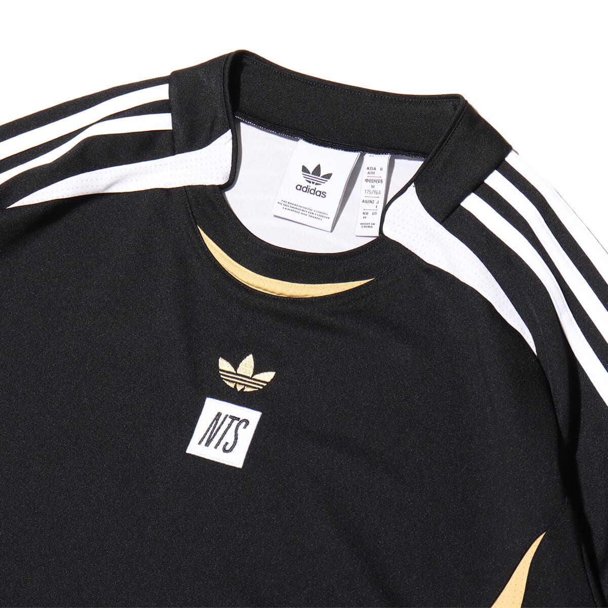 adidas NTS Radio TG JERSEY BLACK （アディダス NTS ラジオ TG