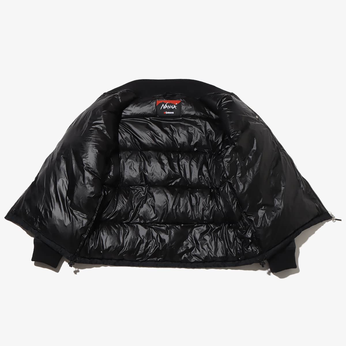 NANGA × atmos AURORA-TEX DOWN JACKET BLACK（ナンガ × アトモス
