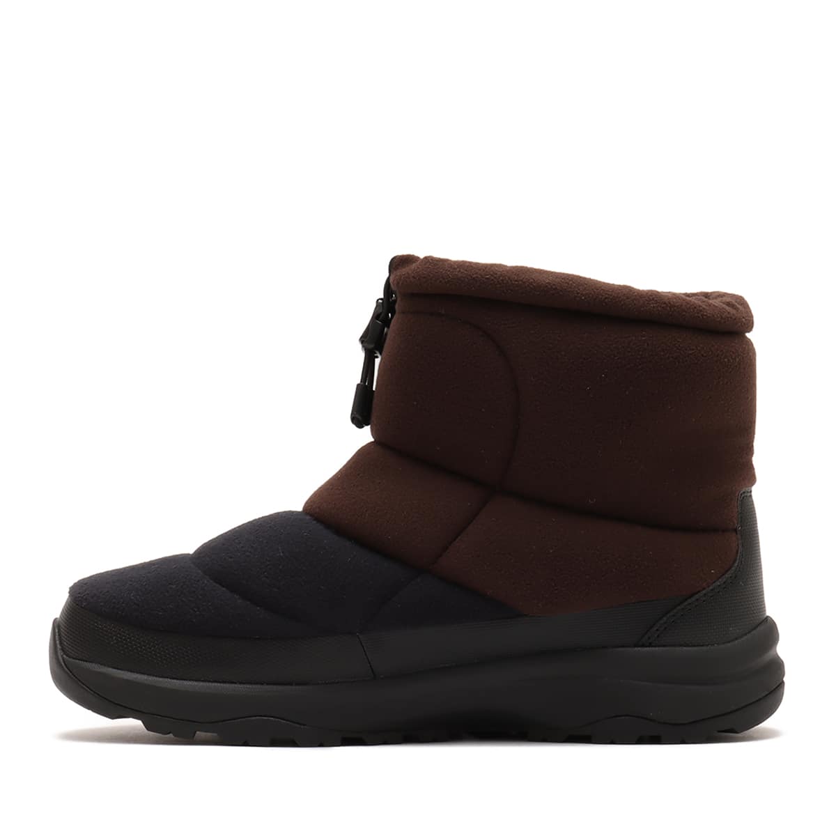 THE NORTH FACE Nuptse Bootie Short POLARTEC デミタッセブラウン×TNF