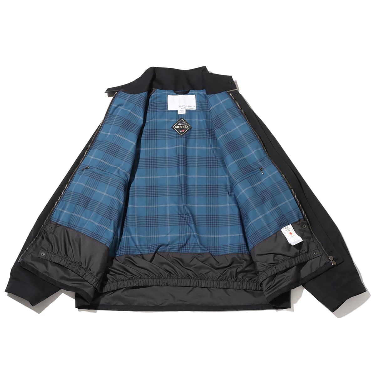nanamica GORE-TEX Crew Jacket Black 24SP-I（ナナミカ ゴアテックス