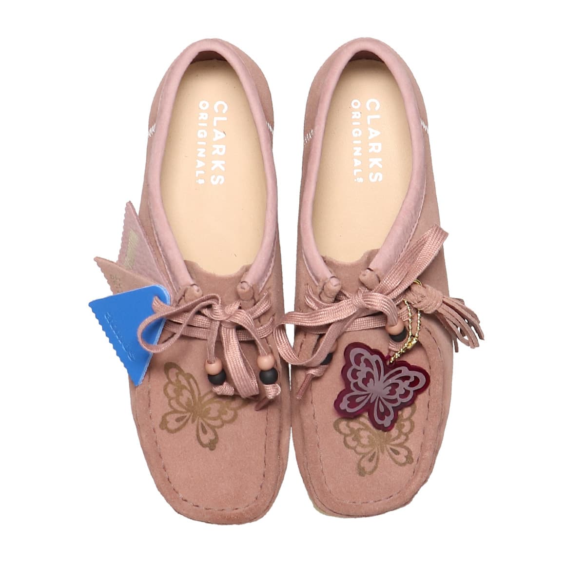 Clarks Wmns Wallabee ANNA SUI atmos Dusty Pink（クラークス