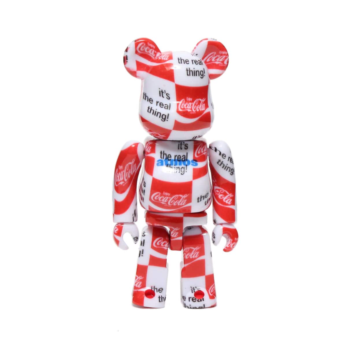 MEDICOM TOY BE@RBRICK atmos x Coca-Cola 100% & 400% CHECKERBOARD